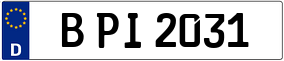 Truck License Plate